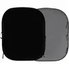 Image de Lastolite Pliable simple (150 cm, 150 cm), Fond de studio, Noir, Gris