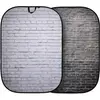Image de Lastolite Urban Collapsible 1.5x2.1m White/Grey Painted White/Industrial Grey Brick (150 cm, 210 cm), Fond de studio, Blanc, Gris
