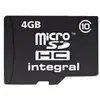 Image de Integral UltimaPro - Carte mémoire flash (adaptateur microSDHC - SD inclus(e)) - 4 Go - Class 10 - micro SDHC