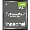 Image de Integral INCF8GV2 Carte mémoire 8 Go compact flash (8 Go, CFast), Carte mémoire, Noir