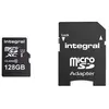 Image de Integral UltimaPro - Carte mémoire flash (adaptateur microSDXC vers SD inclus(e)) - 128 Go - UHS Class 1 / Class10 - microSDXC UHS-I