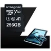 Image de Integral UltimaPro - Carte mémoire flash (adaptateur microSDXC vers SD inclus(e)) - 256 Go - A1 / Video Class V30 / UHS Class 3 / Class10 - microSDXC UHS-I - noir