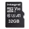 Image de Integral - Carte mémoire flash (adaptateur microSDHC - SD inclus(e)) - 32 Go - A1 / Video Class V30 / UHS-I U3 / Class10 - microSDHC UHS-I