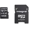 Image de Integral INMSDX64G-100V30 (64 Go, microSDXC, U3, UHS-I), Carte mémoire, Noir