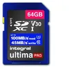 Image de Integral - Carte mémoire flash - 64 Go - Video Class V30 / UHS-I U3 / Class10 - SDXC UHS-I