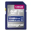 Image de Integral - Carte mémoire flash - 128 Go - Video Class V30 / UHS-I U3 / Class10 - SDXC UHS-I