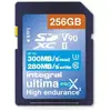 Image de Integral 256GB SDXC UHS-II U3 CL10 V90 300MB/s (256 Go, SDXC, U3, UHS-II), Carte mémoire, Rouge, Bleu