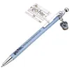 Image de Stylo à Bille 14cm avec Breloque Blason Serdaigle et Embouts Chromés Harry Potter Bleu