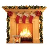 Image de STAR CUTOUTS Figurine en carton Cheminée et décoration de Noël -Haut 101 cm
