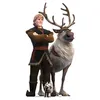 Image de STAR CUTOUTS Figurine en carton Disney La Reine des Neiges 2 Kristoff et Sven ensemble Hauteur 195 cm