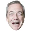 Image de STAR CUTOUTS Masque en carton - Nigel Farage - Homme Politique Britannique - Taille A4