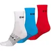 Image de Endura, Hommes, Chaussettes de sport, Chaussettes Coolmax Race (pack de trois) (L/XL), Blanc