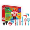 Image de Maxx Tech Joy-Con Sports Kit for Nintendo Switch 2/1 (Switch, Switch 2), Manette : accessoires, Bleu, Rouge