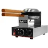 Image de Gaufrier Electrique Professionnel 1 Moule Rond Téflon Antiadhésif 250°C KUKOO