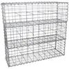 Image de Lot de 3 Paniers de Gabions Argentés en Acier Galvanisé 100 x 30 x 30cm