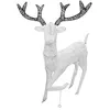 Image de Cerf 200 LED Blanc Froid Décoration Lumineuse de Noël Extérieur Jardin Illuminé