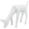 Image de Biche Dorée 200 LED Blanc Froid Décoration de Noël Extérieur Jardin