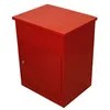 Image de Boîte à Parcels Murale Rouge 58 cm Sécurisée Large Colis Lettres 5 Clés INCLUS