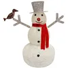 Image de Bonhomme de Neige 100 LED Blanc Froid Décoration de Noël Extérieur Jardin