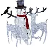 Image de Couple Biche & Cerf LED Blanc + Bonhomme de Neige Lumineux