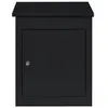 Image de Boîte à Colis Anti-vol Noire en Acier 35 x 19 x 15 cm Sécurisé Murale Colissimo