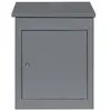 Image de Boîte à Colis Anti-vol Grise en Acier 35 x 19 x 15 cm Sécurisé Murale Colissimo