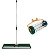 Image de Ensemble 2-en-1 Scarificateur et Niveleur de Pelouse de 100 cm - Vert