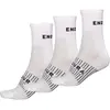 Image de Endura, Hommes, Chaussettes de sport, Chaussettes Coolmax Race (paquet de trois) (37 - 42, L/XL, M/L, S/M), Blanc