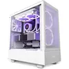 Image de NZXT H5 Flow (ATX, E-ATX, mATX, Mini-ITX), Boîtier PC, Blanc