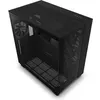 Image de Boîtier PC NZXT H9 FLOW moyen tour noir avec panneau latéral et avant verre trempé