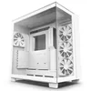 Image de Boîtier PC NZXT H9 FLOW moyen tour blanc avec panneau latéral et avant verre trempé