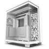 Image de Boîtier PC NZXT H9 Elite moyen tour blanc avec panneau latéral et avant verre trempé
