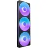 Image de NZXT F360 RGB CORE (noir) (120 mm, 3x), Ventilateur PC, Multicolore, Noir