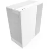 Image de Boitier PC NZXT H7 FLOW moyen tour blanc RGB avec panneau latéral verre trempé