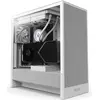 Image de NZXT H5 Flow ( 2024 ) (blanc, verre trempé) (ATX, mATX, Micro-ITX, Mini-ITX), Boîtier PC, Blanc