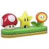 Image de Paladone Icônes Étoile Champignon Et Lampe Fleur De Feu Largeur 30 Cm