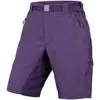 Image de Endura, Femmes, Pantalon de cyclisme, Wms Hummvee Short With Liner Htr (M), Violet