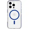Image de tech21 EvoClear MagSafe iPhone 16 Pro Bleu (Apple iPhone 16 Pro), Coque pour téléphone portable, Transparent, Bleu