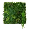Image de Panneau Mural Végétal Artificiel 1 x 1 m Alina Feuillage Décor Jardin Maison