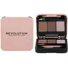 Image de Makeup Revolution, Poudre pour sourcils, Kit de sculpture de sourcils (Brown)