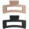 Image de REVOLUTION Rectangle Matte Clip Nude/Black Barrettes 1 art.