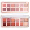 Image de I Heart Revolution, Fard à paupières, Makeup Revolution The True Icon Bronze Eyeshadow Palette Cream Matte (Marron, Mauve, Nude, Terre cuite)