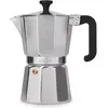 Image de La Cafetière Espresso Maker, Cafetière moka, Argent, Noir