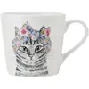 Image de Mikasa Tipperleyhill Cat Print Mug en porcelaine, 380ml, Tasse, Blanc, Multicolore
