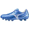 Image de Mizuno, Unisexe, Chaussures de football, Monarcida Neo Iii Select Jr Fg (38.5), Blanc, Bleu