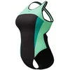 Image de Speedo Maillot De Bain High Neck Splice Cross Back UK 34
