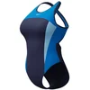 Image de Speedo Maillot De Bain High Neck Splice Cross Back UK 36