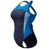 Image de Speedo Maillot De Bain High Neck Splice Cross Back UK 38