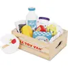 Image de Le Toy Van, Épicerie : accessoires, Caisse de fromage et de lait
