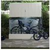 Image de Abri à vélos en métal crème 1,74 mètres carrés - 1750l - trimetals